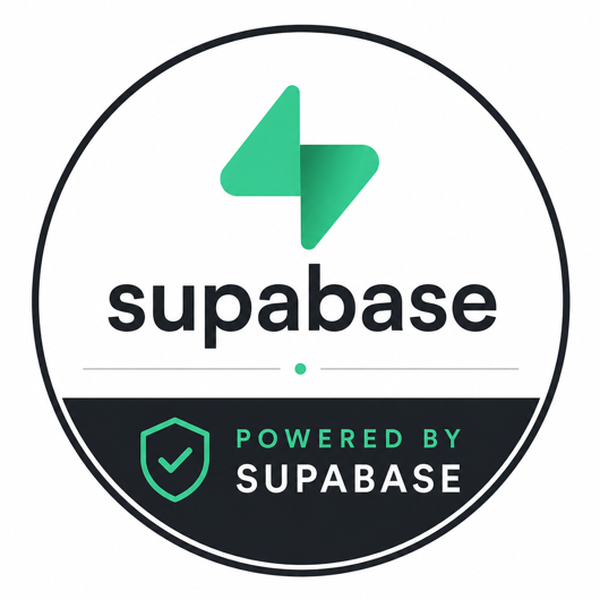 Powered by Supabase